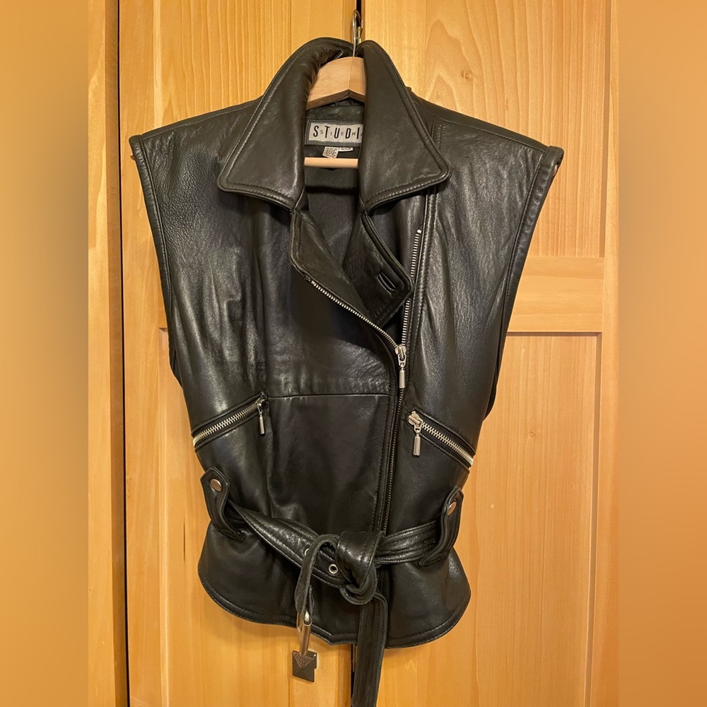 Lux- Leather vest